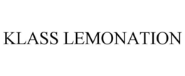 KLASS LEMONATION trademark