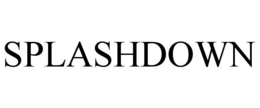 SPLASHDOWN trademark