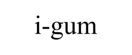 I-GUM trademark