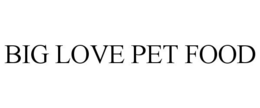 BIG LOVE PET FOOD trademark