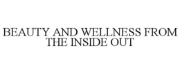 BEAUTY AND WELLNESS FROM THE INSIDE OUT trademark