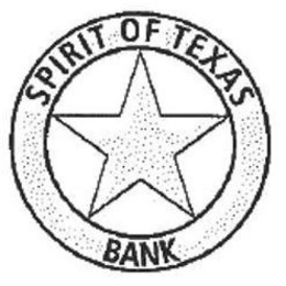 SPIRIT OF TEXAS BANK trademark