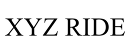 XYZ RIDE trademark