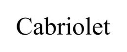 CABRIOLET trademark