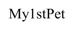 MY1STPET trademark
