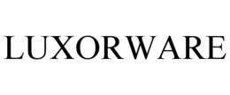 LUXORWARE trademark