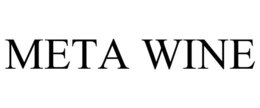 META WINE trademark