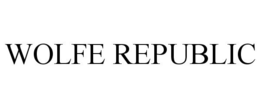 WOLFE REPUBLIC trademark