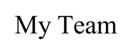 MY TEAM trademark