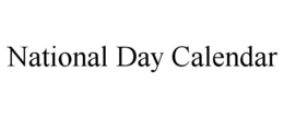 NATIONAL DAY CALENDAR trademark