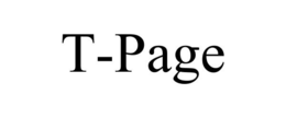 T-PAGE trademark