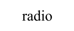 RADIO trademark