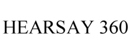 HEARSAY 360 trademark
