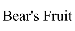 BEAR'S FRUIT trademark