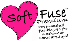 SOFTFUSE PREMIUM PAPER BACKED FUSIBLE WEB FOR MACHINE HAND APPLIQUE trademark
