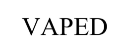 VAPED trademark