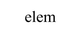 ELEM trademark