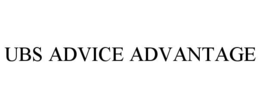 UBS ADVICE ADVANTAGE trademark