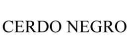 CERDO NEGRO trademark