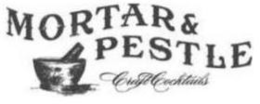 MORTAR & PESTLE CRAFT COCKTAILS trademark