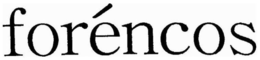 FORENCOS trademark