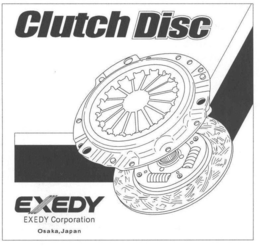 CLUTCH DISC EXEDY EXEDY CORPORATION OSAKA, JAPAN trademark