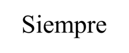 SIEMPRE trademark