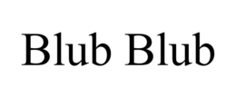 BLUB BLUB trademark