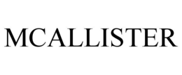 MCALLISTER trademark
