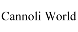 CANNOLI WORLD trademark