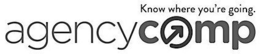 AGENCYCOMP KNOW WHERE YOU'RE GOING. trademark