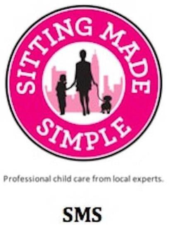 SITTING MADE SIMPLE PROFESSIONAL CHILD CARE FROM LOCAL EXPERTS SMS trademark
