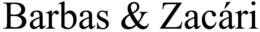 BARBAS & ZACÁRI trademark