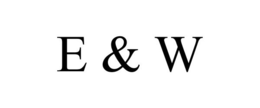 E & W trademark