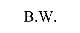 B.W. trademark