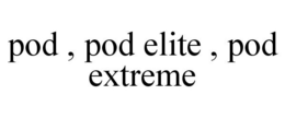 POD , POD ELITE , POD EXTREME trademark