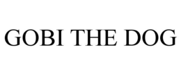 GOBI THE DOG trademark