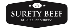 43 SURETY BEEF BE SURE. BE SURETY. trademark