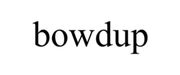 BOWDUP trademark