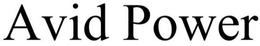 AVID POWER trademark
