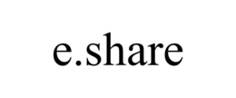 E.SHARE trademark