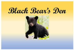 BLACK BEAR'S DEN trademark