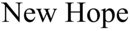 NEW HOPE trademark