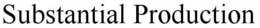 SUBSTANTIAL PRODUCTION trademark