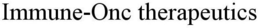 IMMUNE-ONC THERAPEUTICS trademark