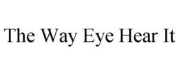 THE WAY EYE HEAR IT trademark