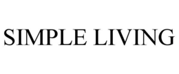 SIMPLE LIVING trademark