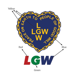 LGW PEACE ON EARTH TO THE PEOPLE OF GOOD WILL trademark