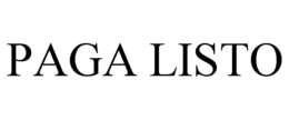 PAGA LISTO trademark