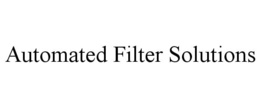 AUTOMATED FILTER SOLUTIONS trademark